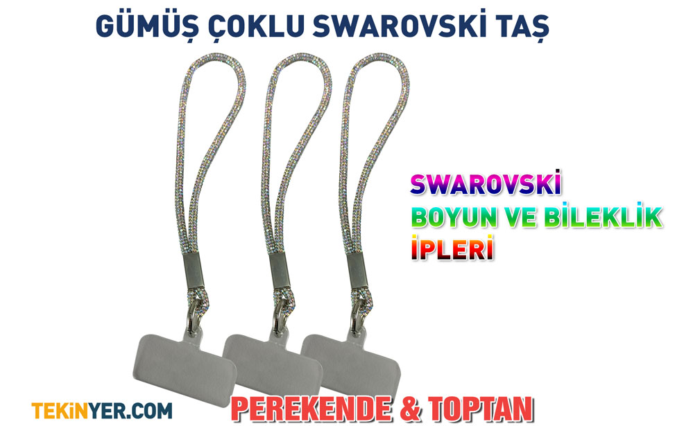 Swarovski Kristal Taşlı Telefon Boyun Askısı Swarovski Kristal Taşlı Telefon Boyun Askısı