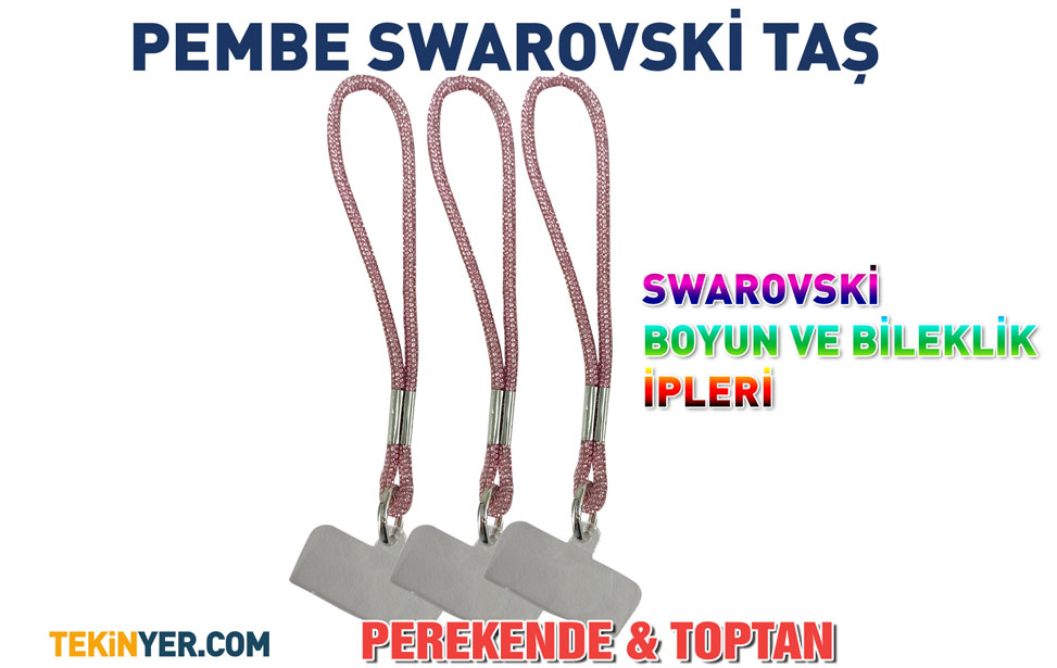 Swarovski Kristal Taşlı Telefon Boyun Askısı Swarovski Kristal Taşlı Telefon Boyun Askısı